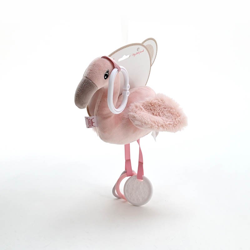 AMEK Бебешка Играчка Фламинго Розева 32см