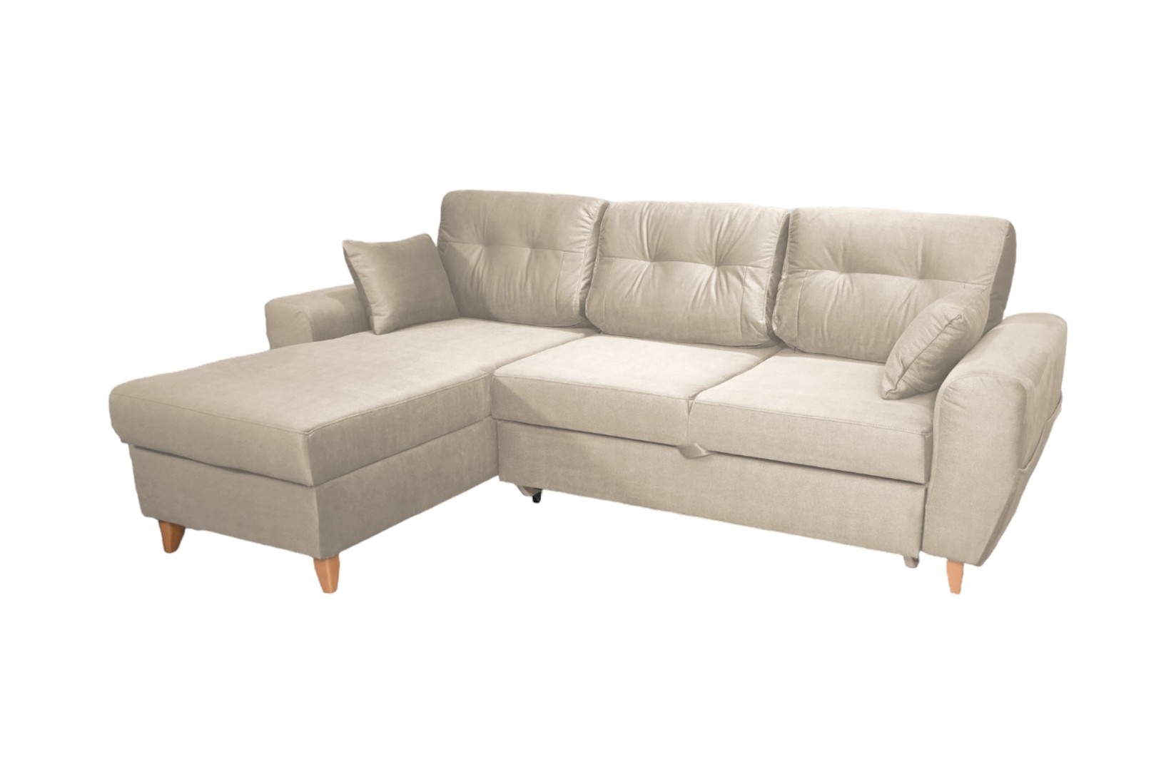 МЕБЕЛ ВИ Аголна гарнитура мадрид серија крем