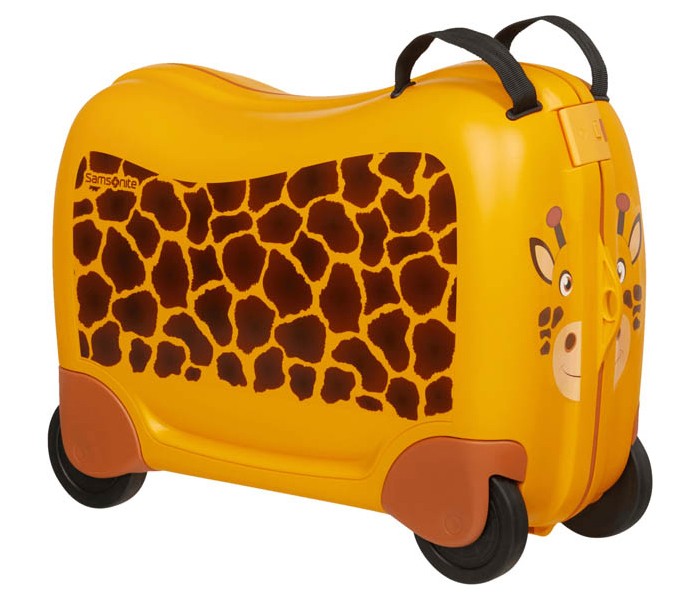 Samsonite куфер Dream2go возење на жирафа, портокал