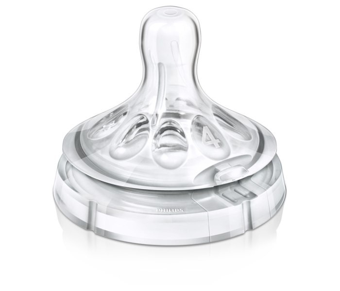 PHILIPS AVENT Цуцла Природен Брз Проток 4027 2/1 Транспарентна