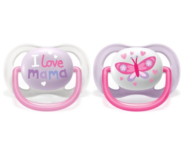 PHILIPS AVENT Цуцла Лажливка Sthr Air Coll 2/1 Розово-Бело