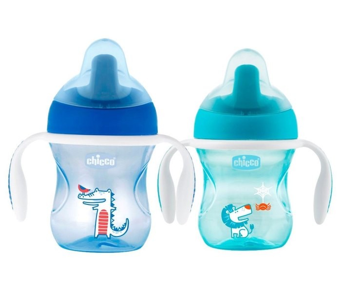 CHICCO Чаша за бебе, 150ml, 6м+, Сина