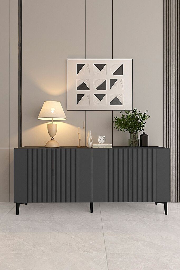 Комода Hanah Home Corsa 150, Антрацит