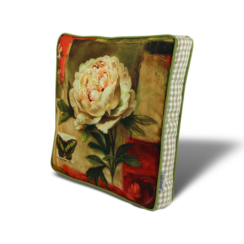 Декоративна перница Aberto Design YM1074, 42x42 см, шарена