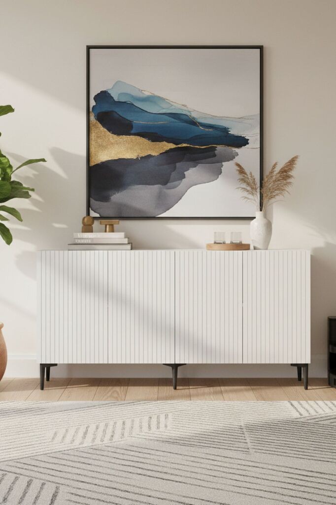 Комода Hanah Home Zeynep 150, бела