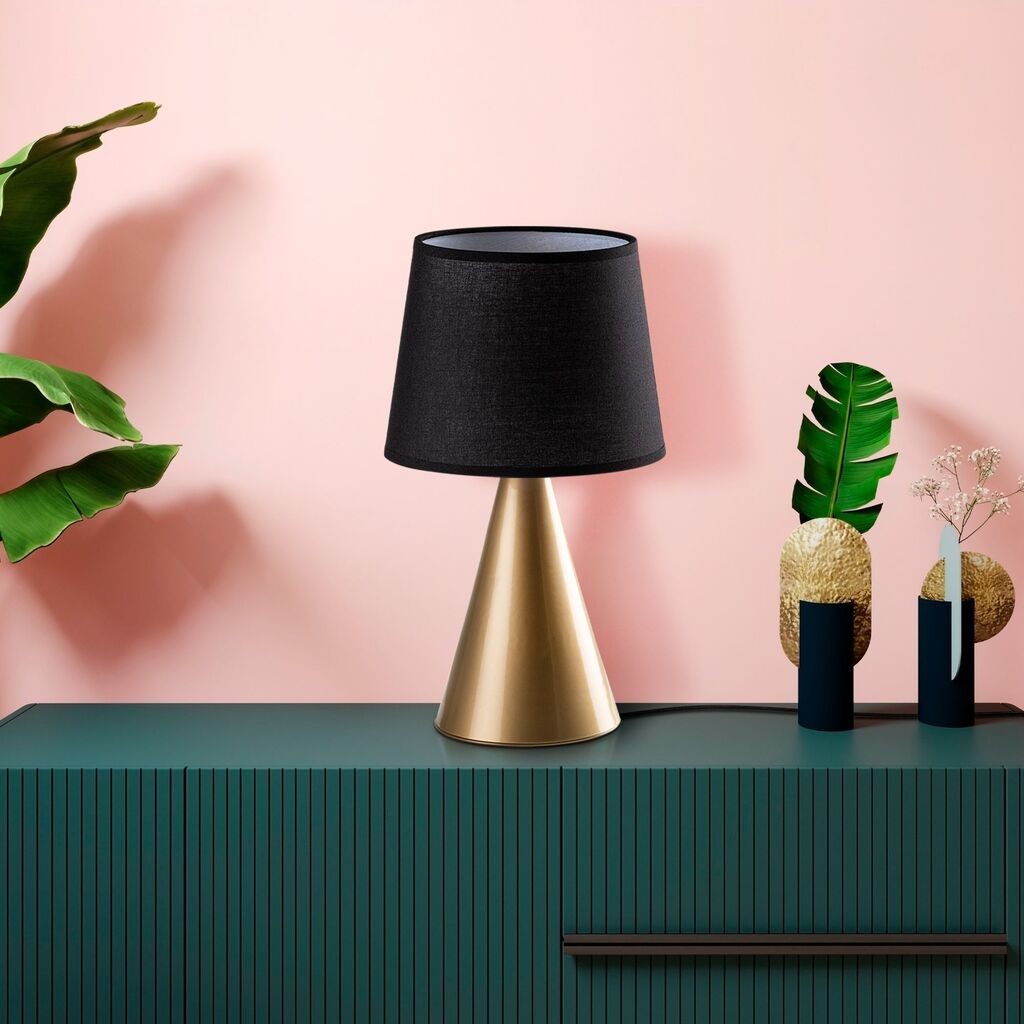 Столна ламба Opviq Kona-15484, златно-црна