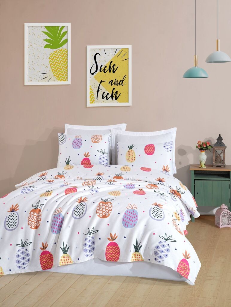 Комплет постелнина L'essentiel Maison Iva, 200x235 cm, Шарена