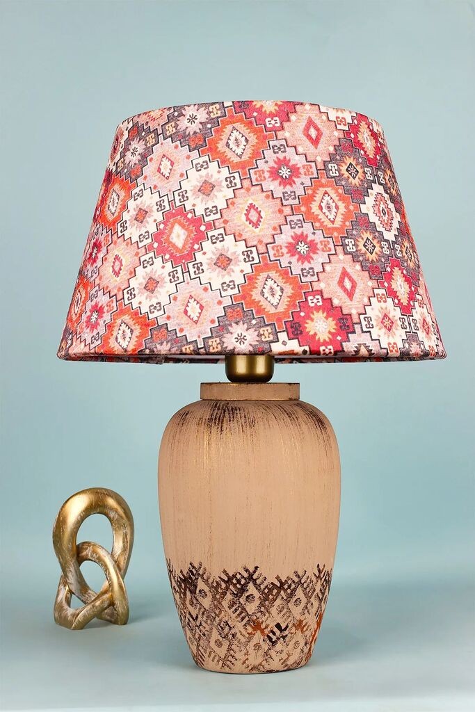 Столна ламба Opviq BK076, шарена