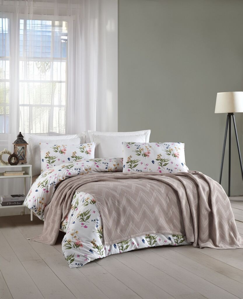 Комплет постелнина L'essentiel Maison Цик-цак, 200x240 cm, Шарена