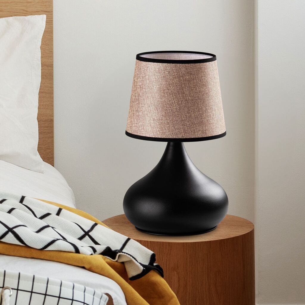 Столна ламба Opviq Bulbe-15462, црно-беж