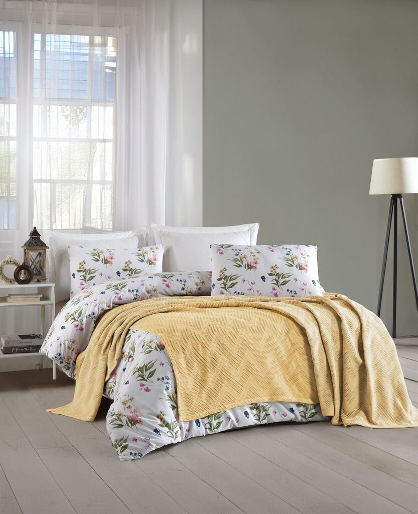 Комплет постелнина L'essentiel Maison Цик-цак, 200x240 cm, Шарена