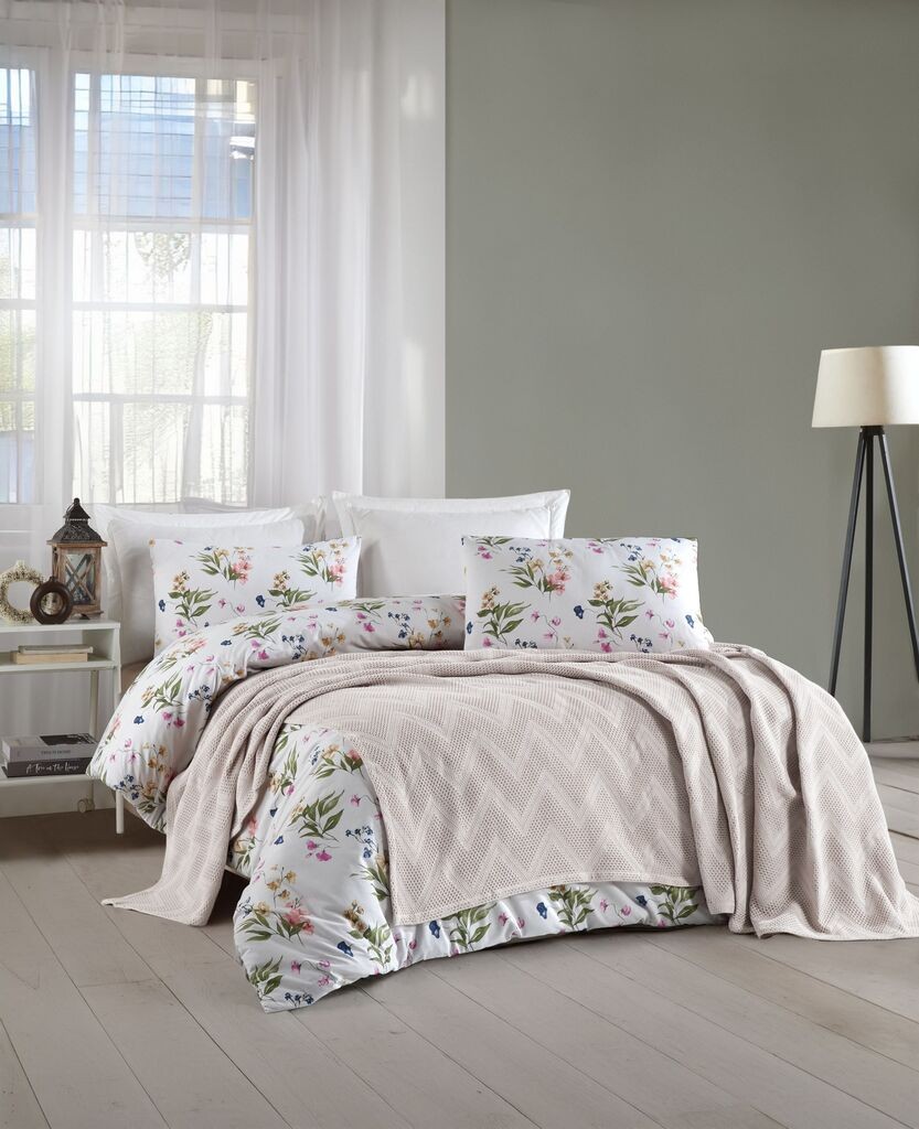 Комплет постелнина L'essentiel Maison Цик-цак, 200x240 cm, Шарена