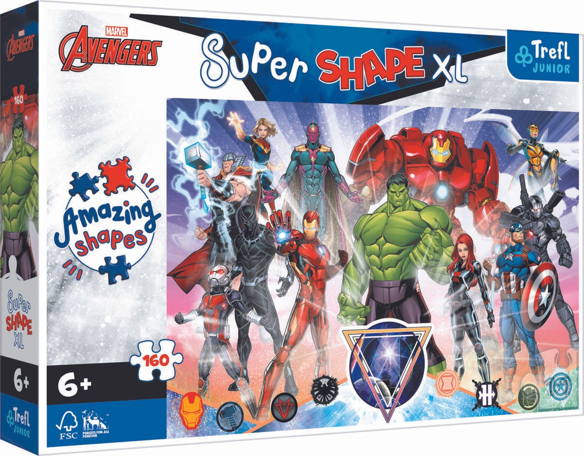 TREFL Сложувалка - "160 Xl" - Храброста На Одмаздниците