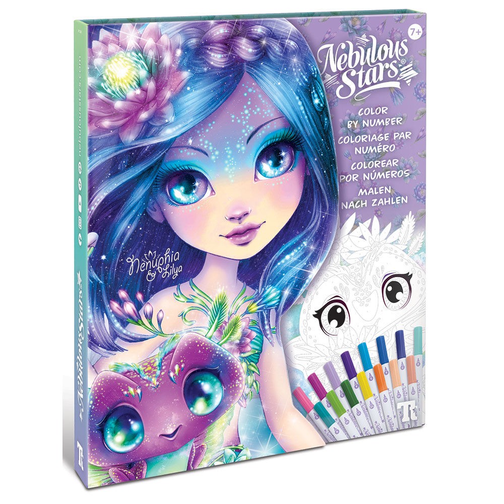 NEBULOUS STARS Книга за боење - Боење по број Ненуфија