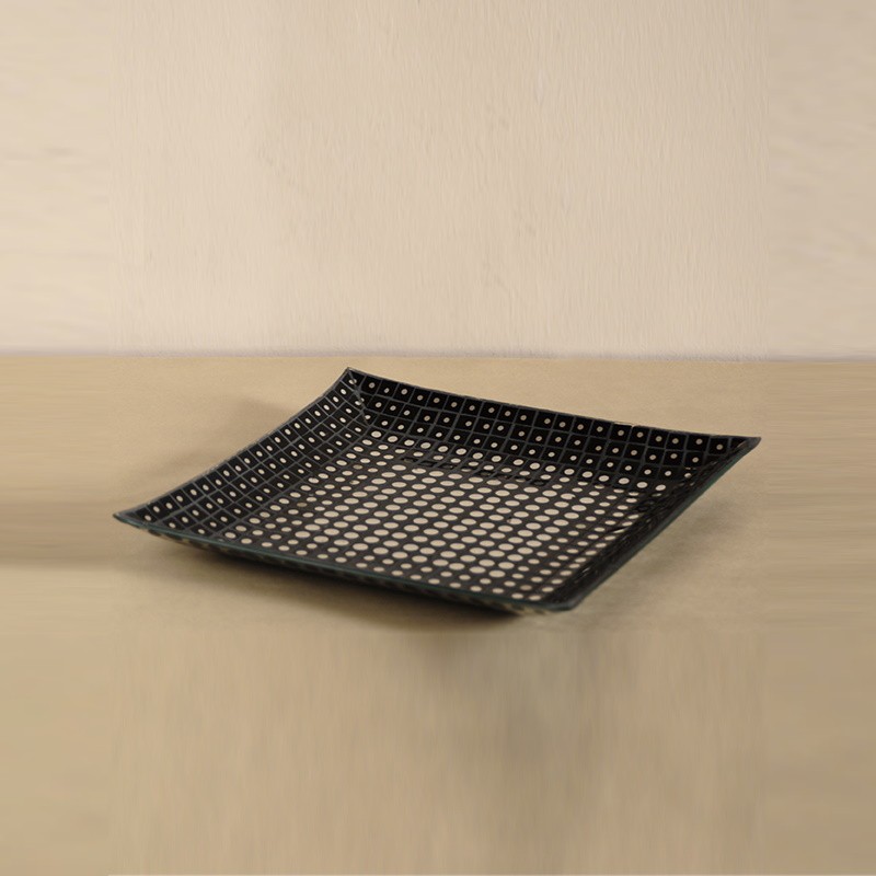 HOME IDEA Стаклена декоративна чинија (30см)