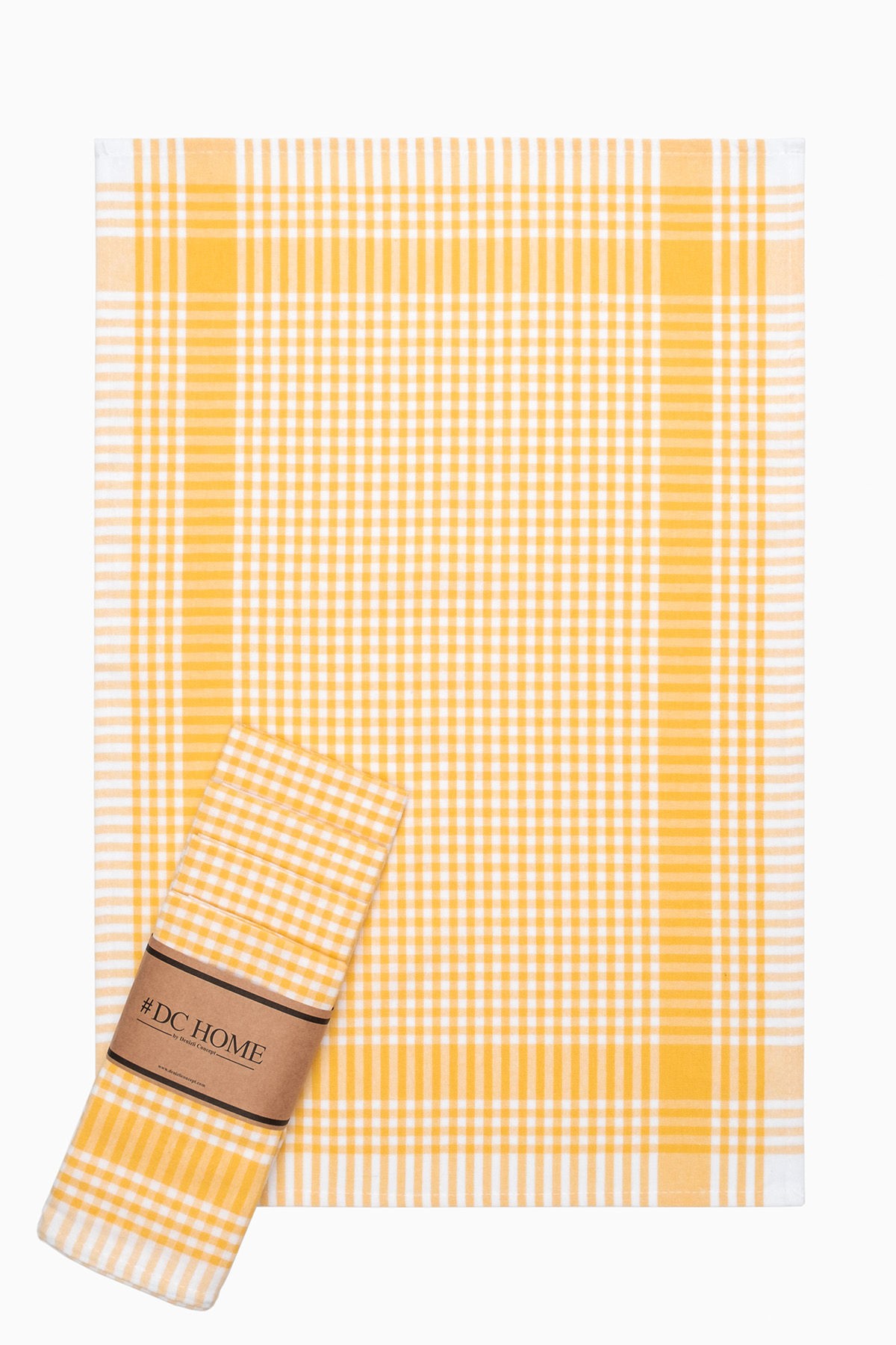 Комплет од 5 кујнски крпи Hermia, жолти