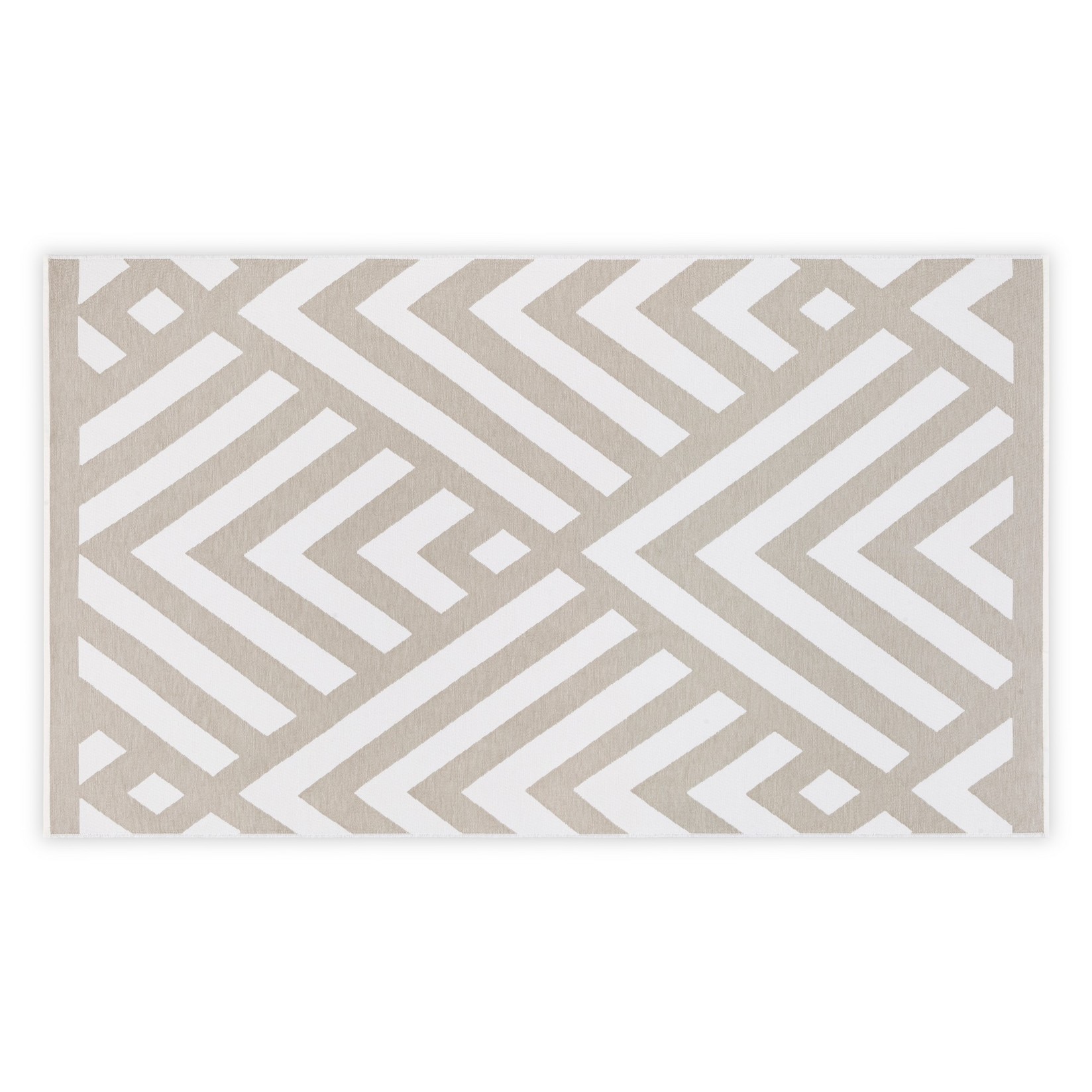 L'essentiel Maison пешкир за плажа 100x180cm сиво-бело