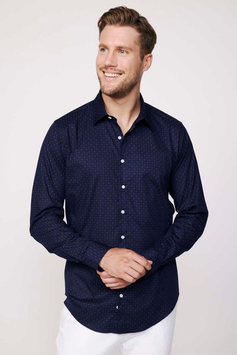 TUDORS Слим фит кошула сина