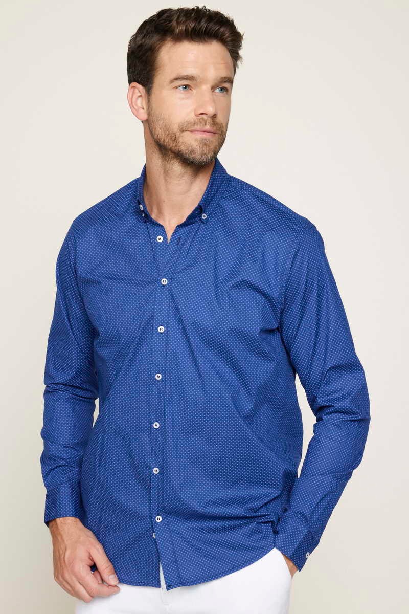 TUDORS Classic Fit - Comfort Fit кошула Бела