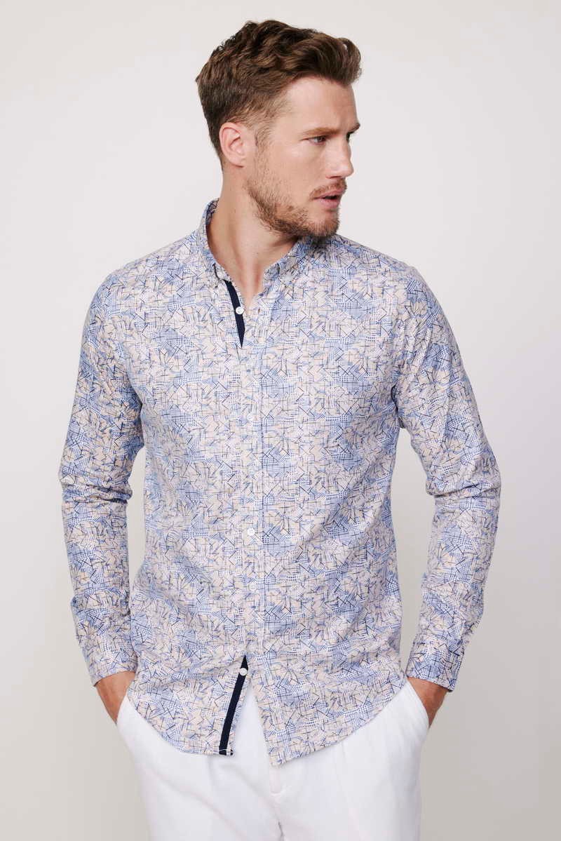 ТУДОРС Слим фит кошула