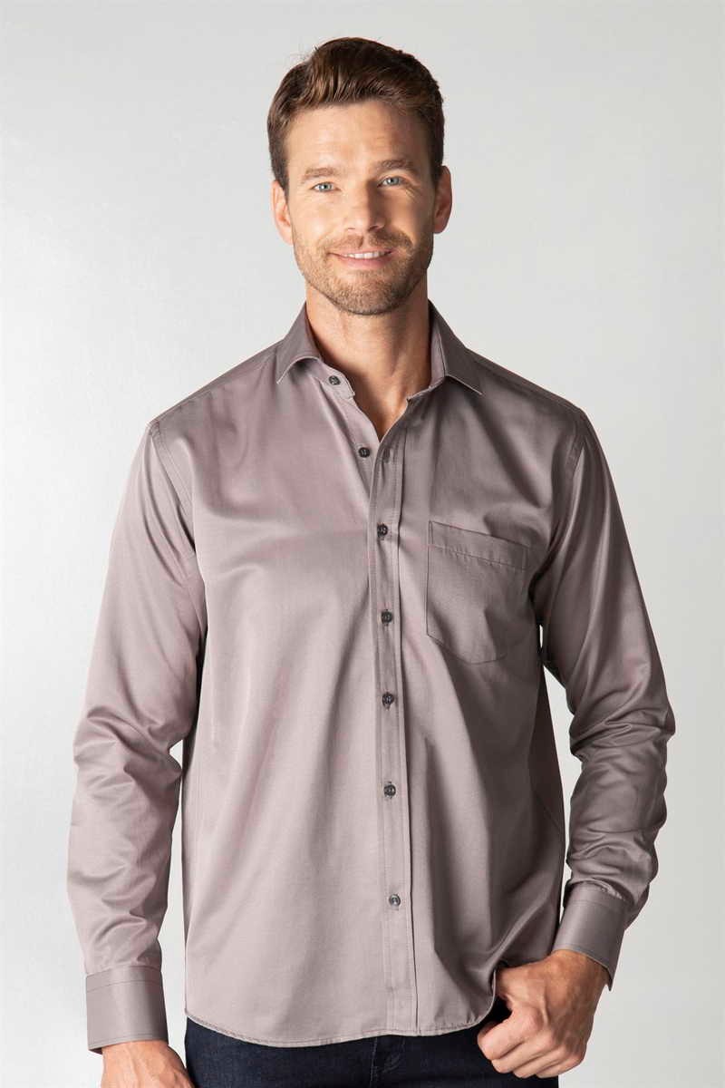 TUDORS Classic Fit - Comfort Fit Shirt сива