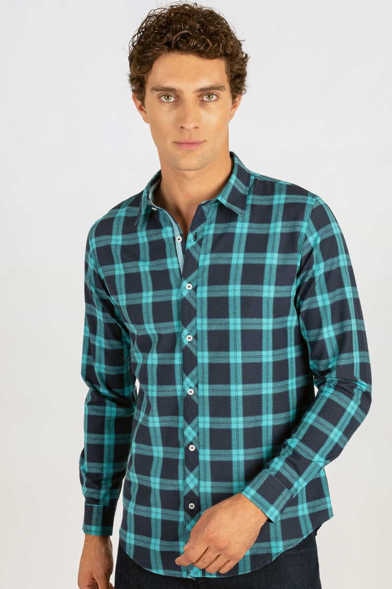 ТУДОРС Слим фит кошула