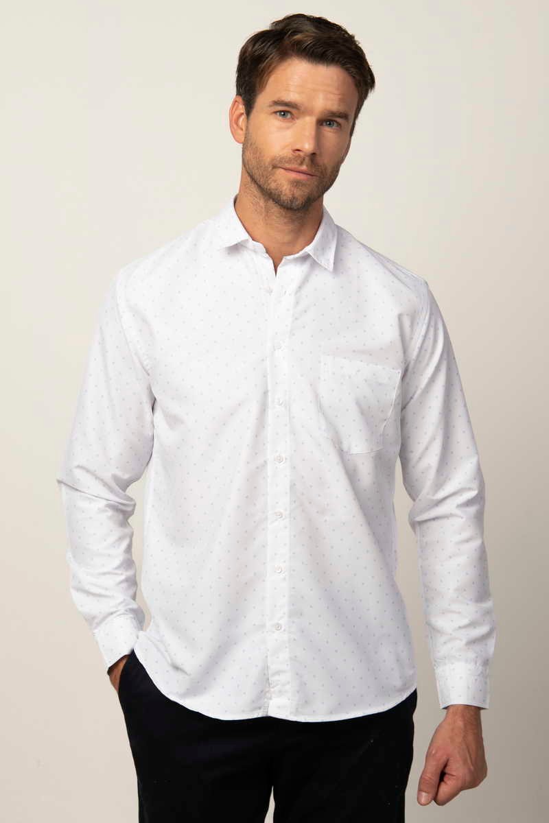 TUDORS Classic Fit - Comfort Fit кошула Бела