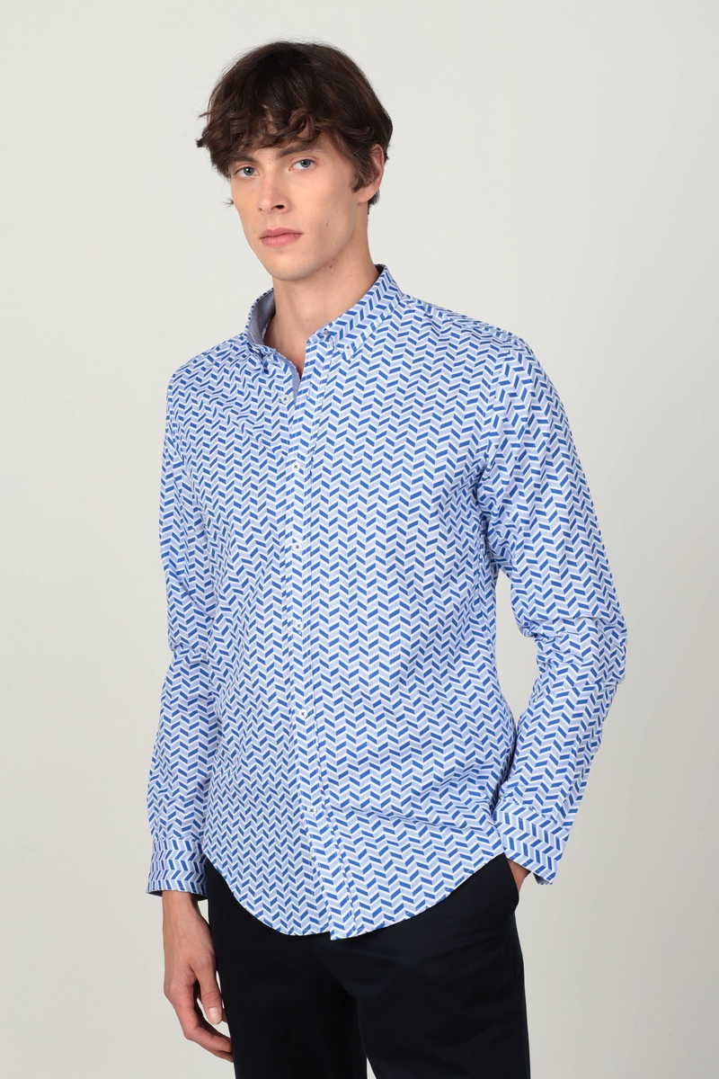 ТУДОРС Слим фит кошула