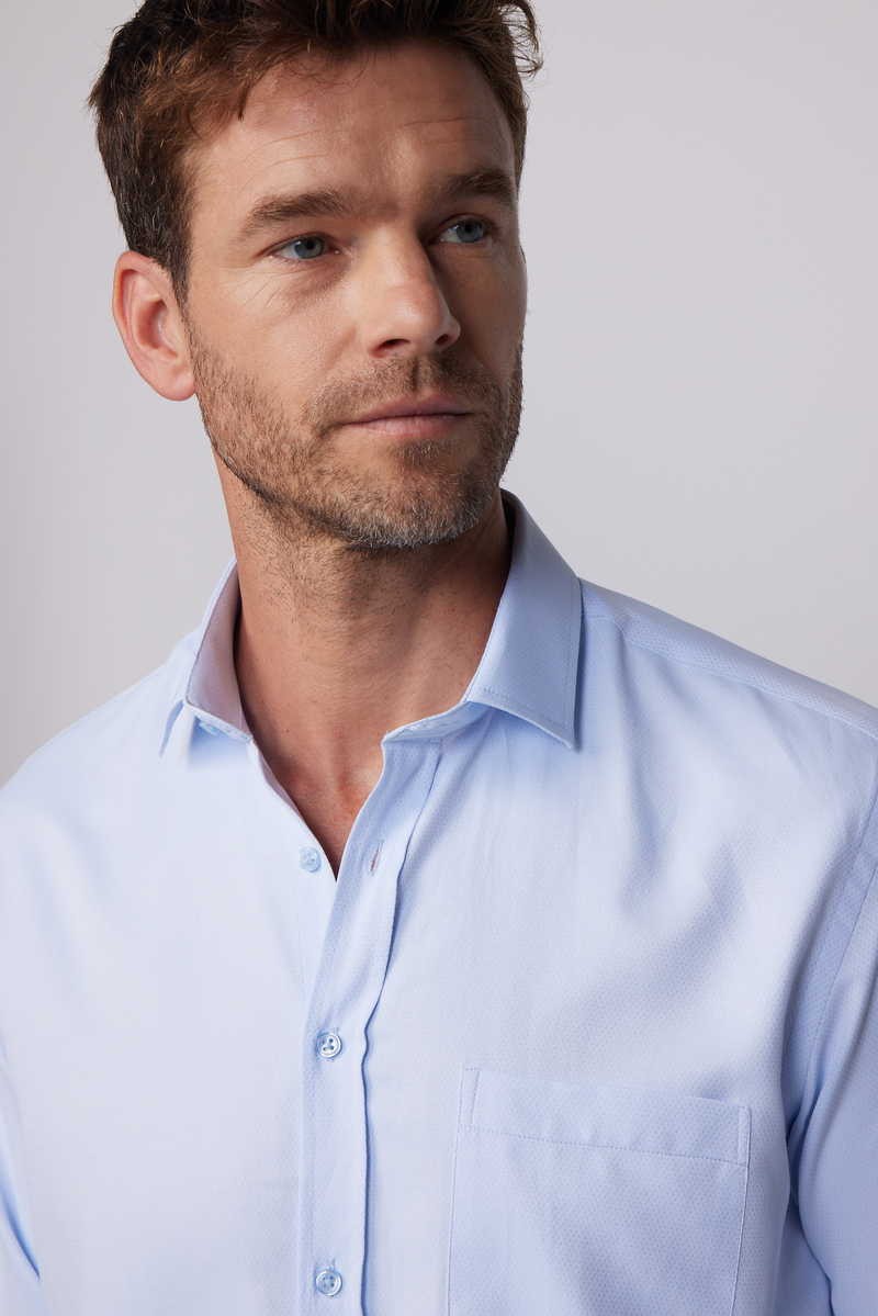 TUDORS Classic Fit - Comfort Fit кошула сина