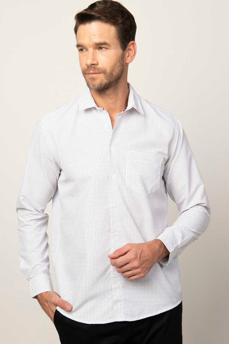 TUDORS Classic Fit - Comfort Fit кошула Бела