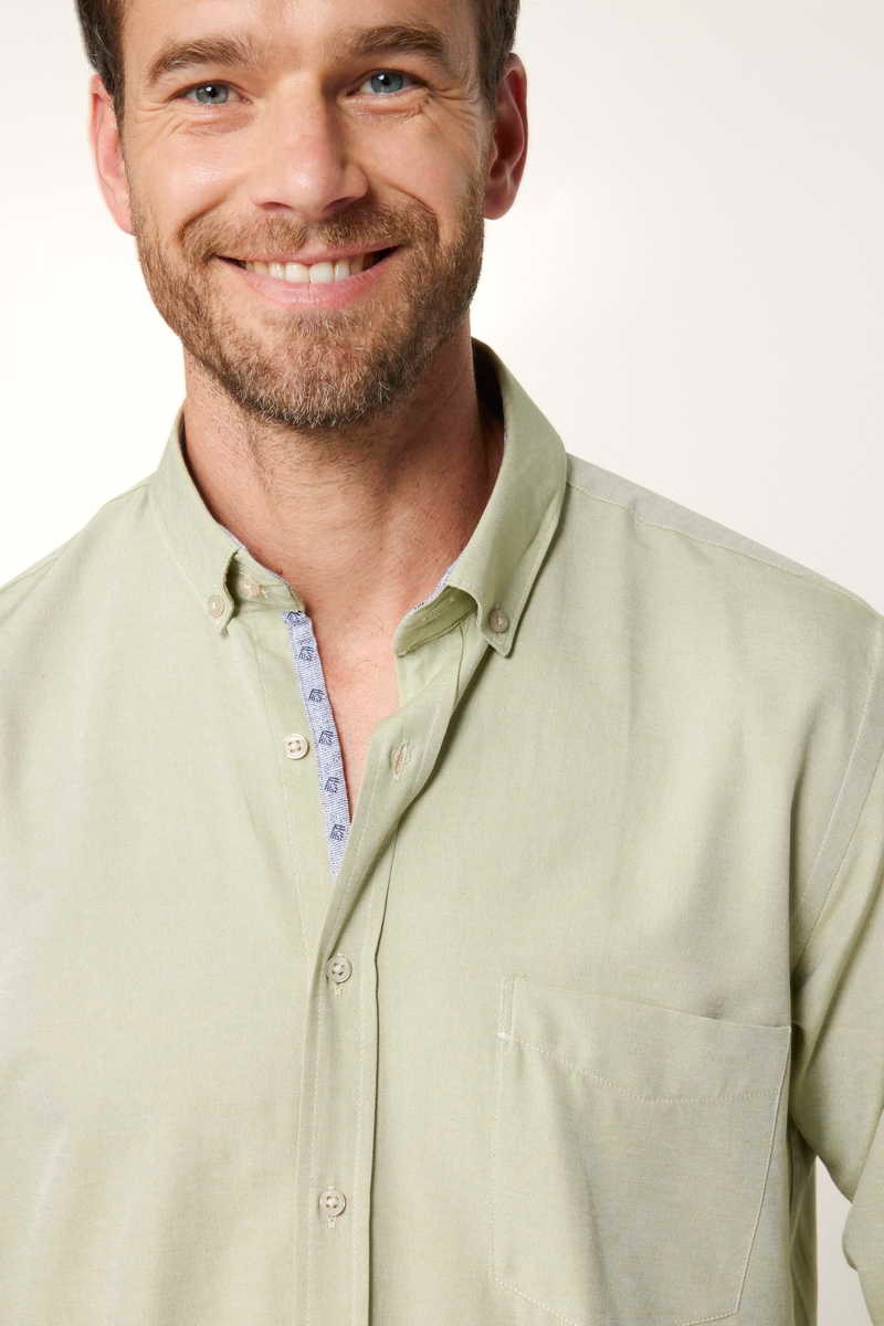TUDORS Classic Fit - Comfort Fit кошула зелена