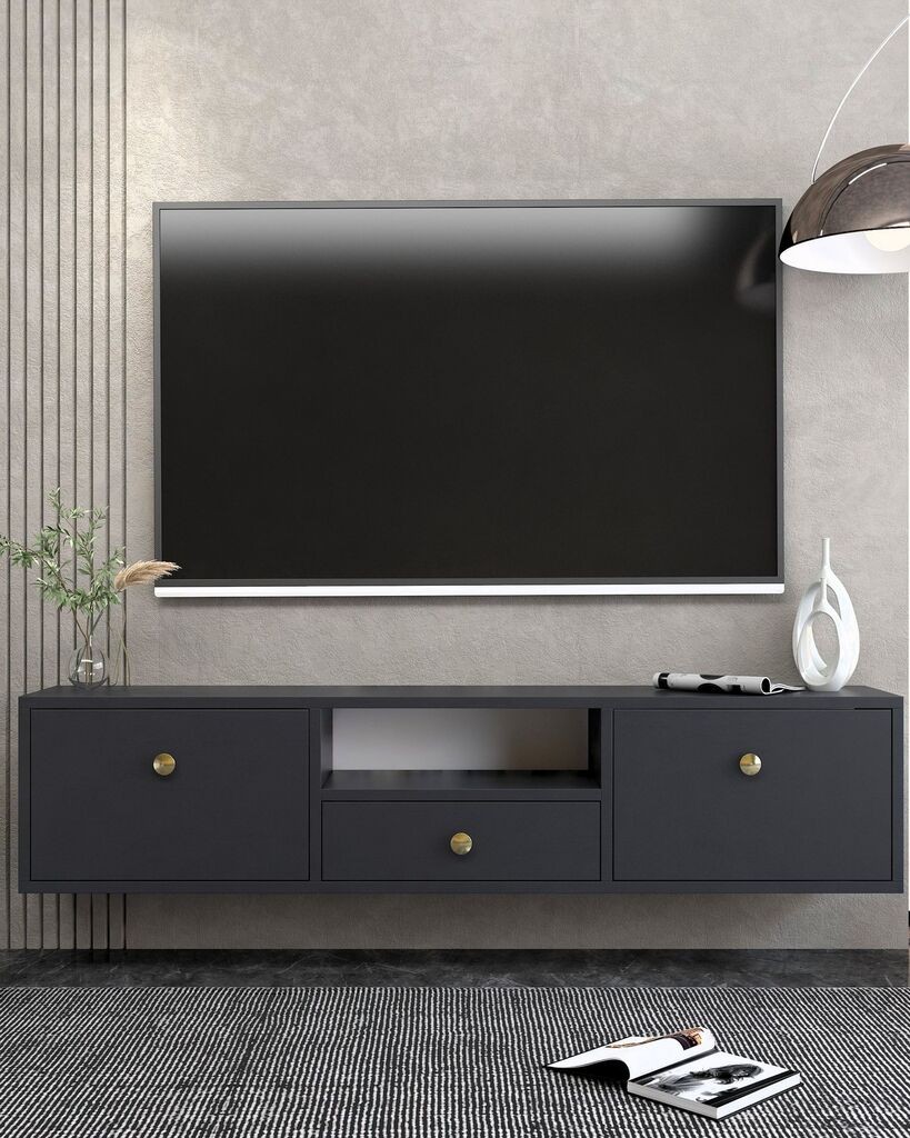 ТВ кабинет Hanah Home 1301-DROP-1, антрацит