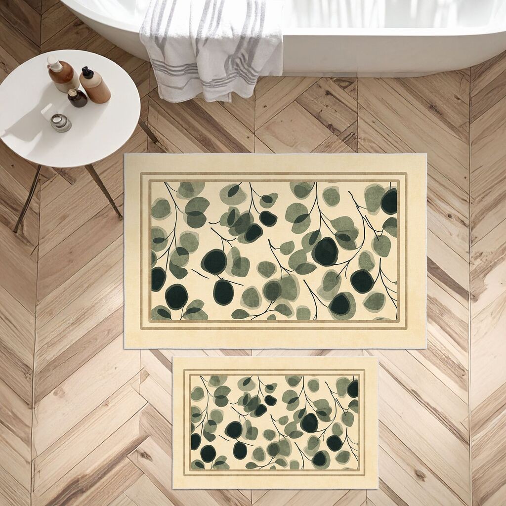 L'essentiel Maison Комплет патосници за бања Asr24, 2 дела, беж