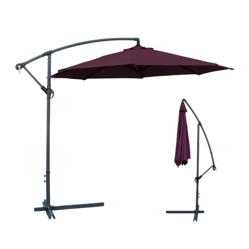 RG Градинарски чадор за сонце 3м темно црвен 29049