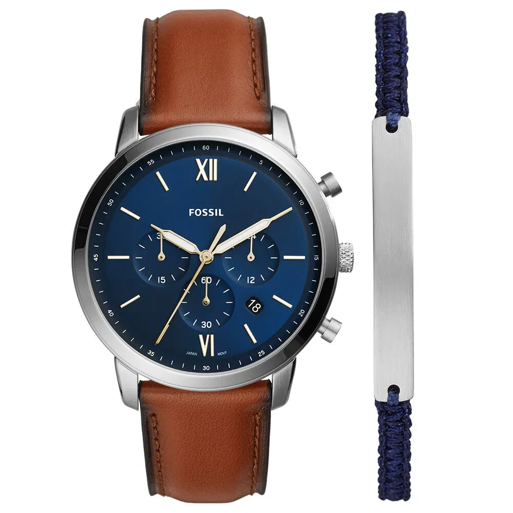 Fossil Сет Машки часовник со алка FFS5708SET