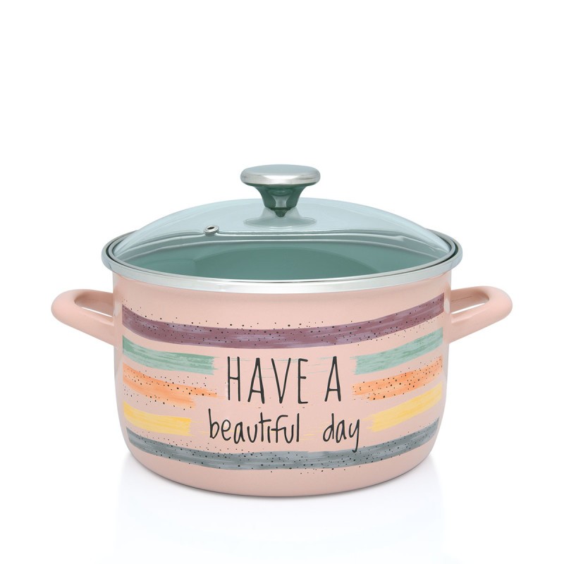 METALAC Тенџере со капак Have a beautiful day 20цм/4л