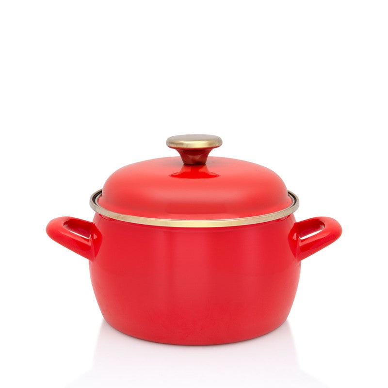 Metalac Тенџере со капак Црвен Принц 20цм/4,2л