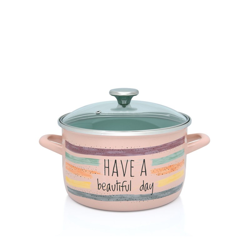 METALAC Тенџере со капак Have a beautiful day 16цм/2л