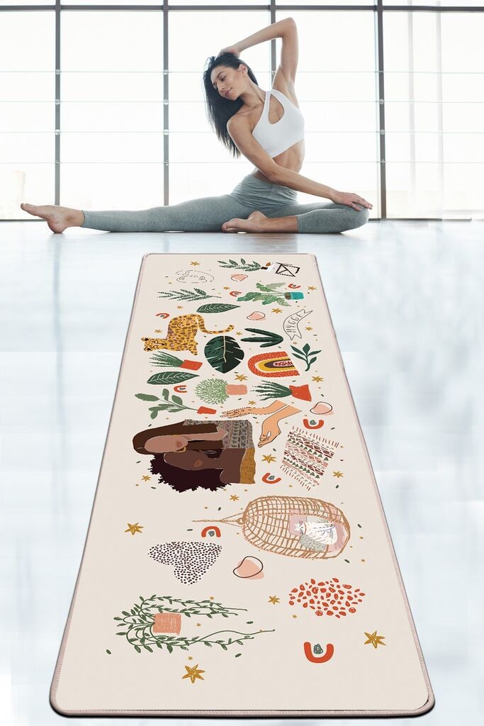 Подлога за јога Vital and Vivid Richness, 60x200 см, шарена