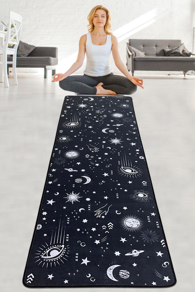 Подлога за јога Vital and Vivid Star Map Djt, 60x200 см, шарена