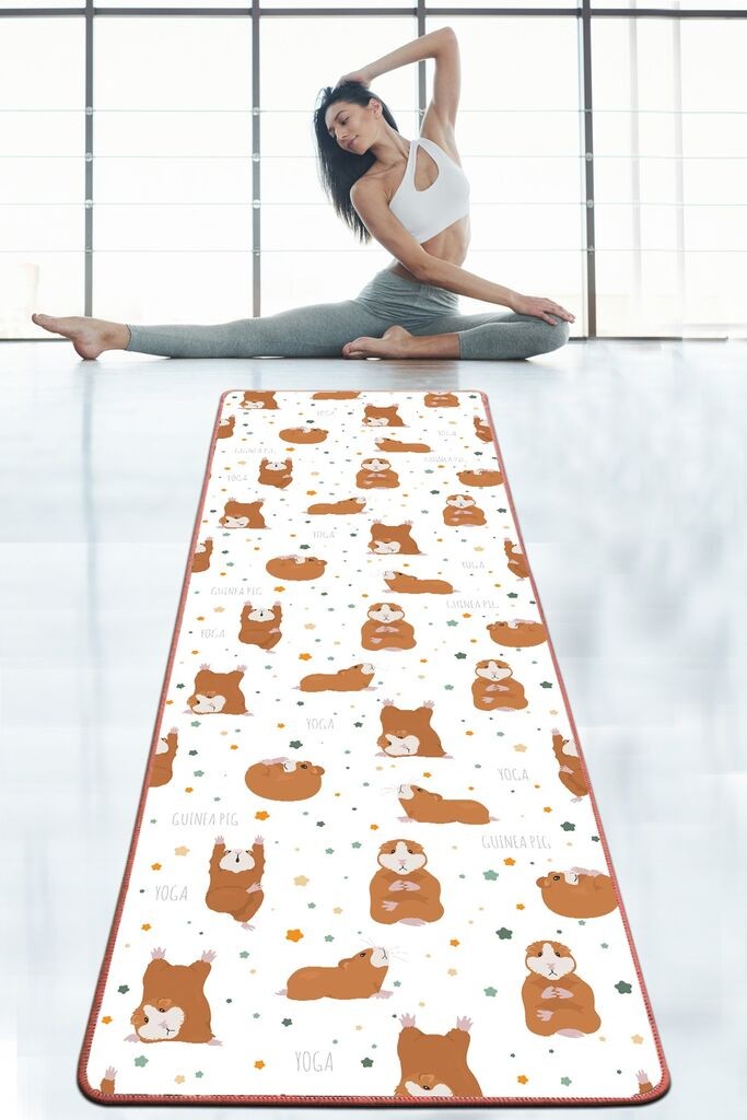 Подлога за јога Vital and Vivid Guinea, 60x200 см, шарена