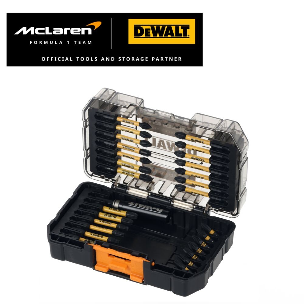 DeWalt Сет битови 28 парчиња FLEXTORQ McLaren F1 Impact