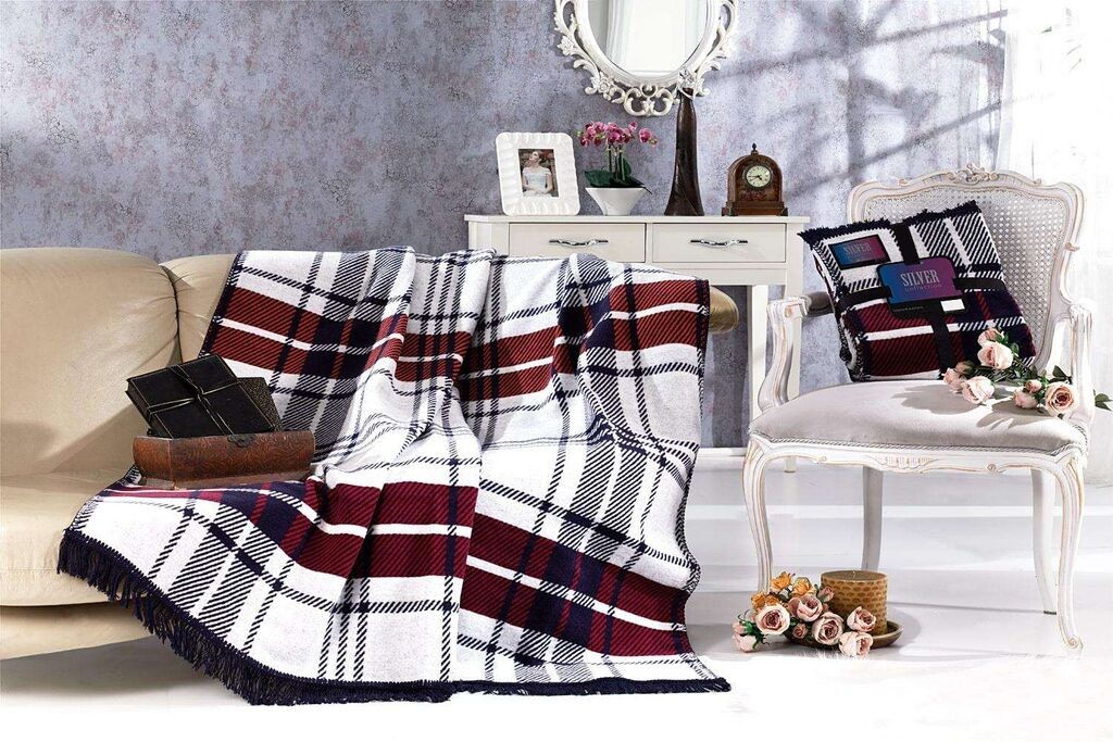 Ќебе L'essentiel Maison за француски кревет, 60% памук, 30% акрил, 10% полиестер, 180 x 220 см