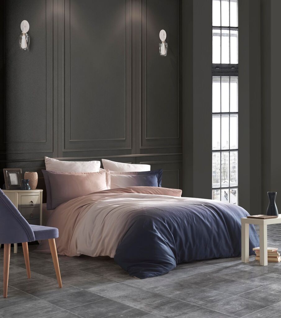 Комплет постелнина L'essentiel Maison за француски кревет Сатен, 100% памук, 200x220 см, 240x260 см, 4 навлаки за перници