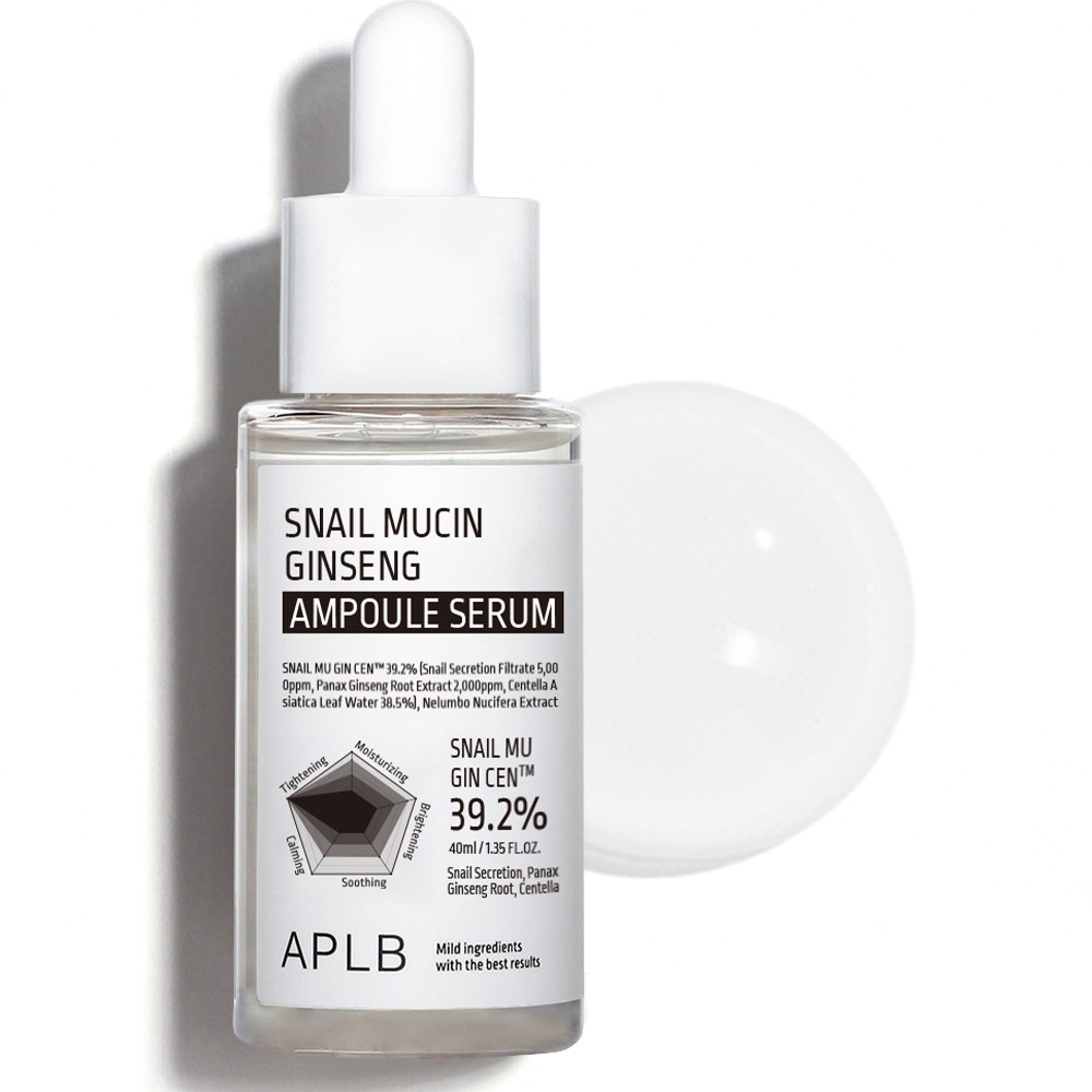 APLB Snail Mucin Ginseng Ampoule Серум за лице 40ml