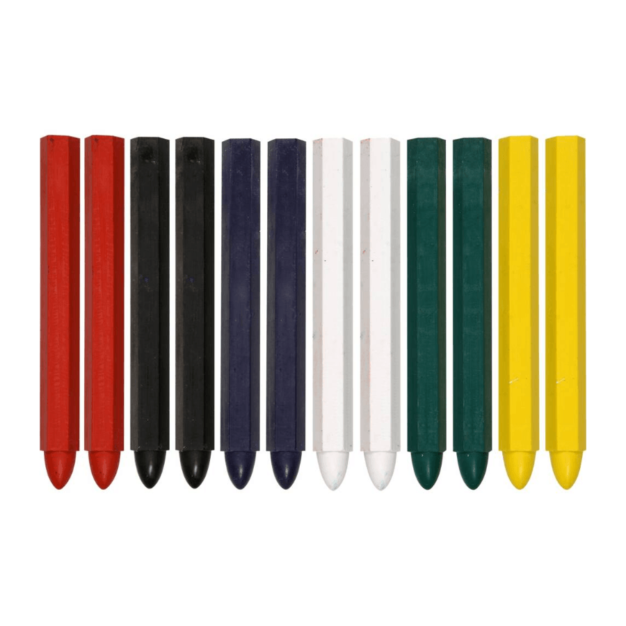 YATO Креда за обележување, 12 парчиња, повеќебојна