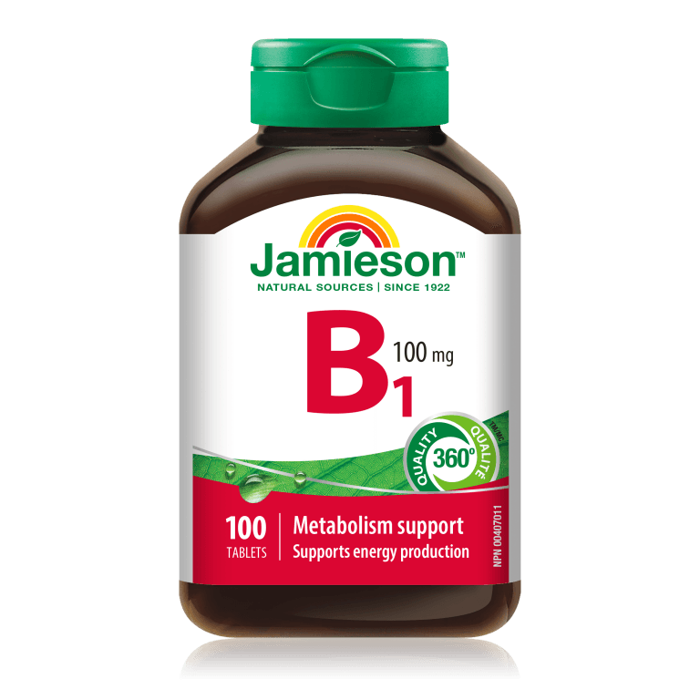 JAMIESON Витамин Б1 100мг 100  таблети