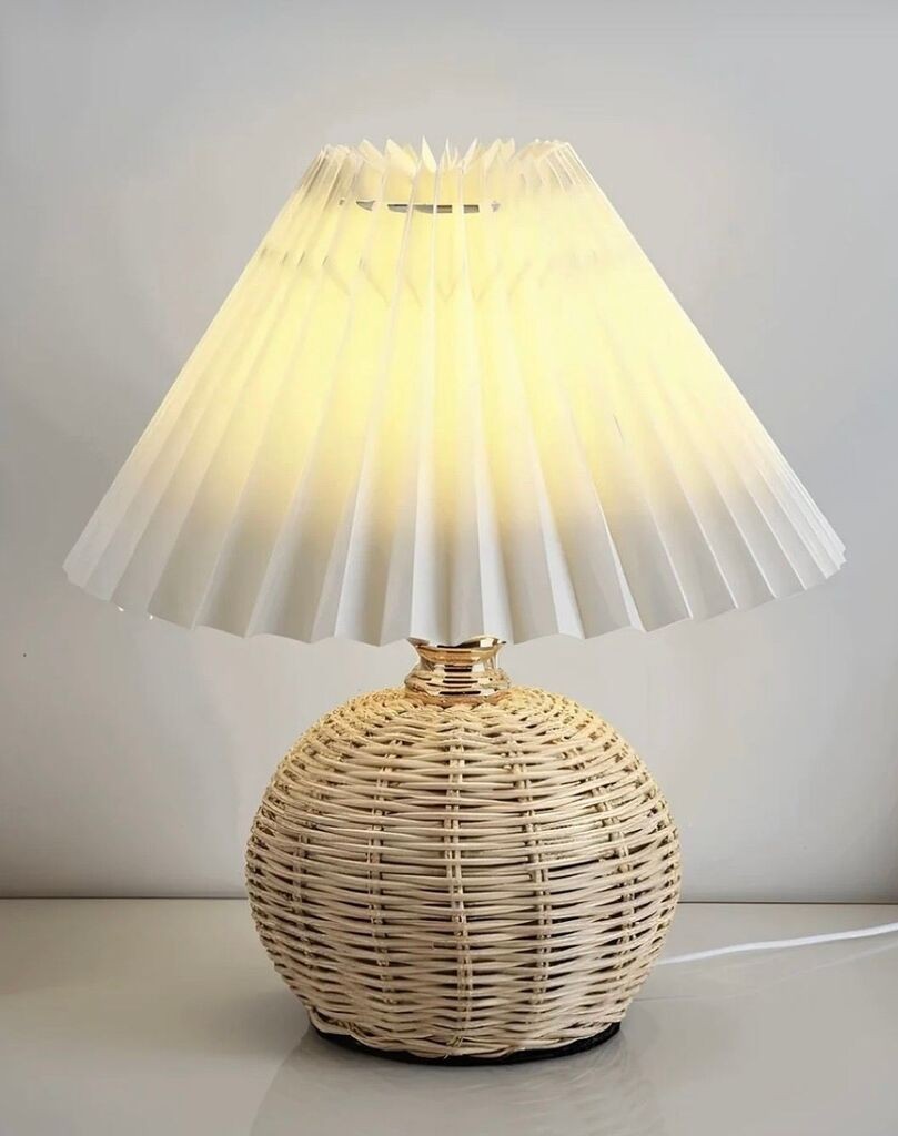 Столна ламба Opviq BRZ-343412, 40 W, 28 см, кремаста