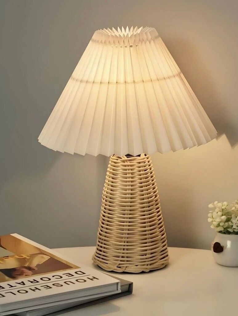 Столна ламба Opviq BRZ-343415, 40 W, 40 см, кремаста