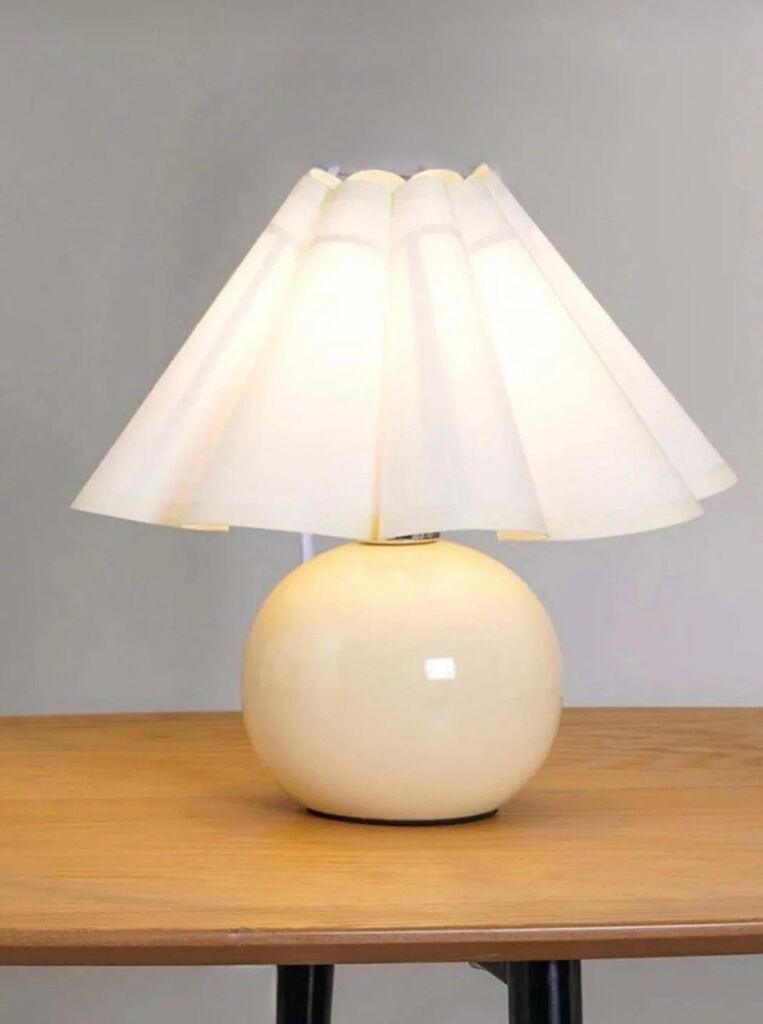 Столна ламба Opviq BRZ-343403, 40 W, 28 см, кремаста